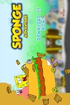 Sponge Race Car Rush Adventures游戲截圖3