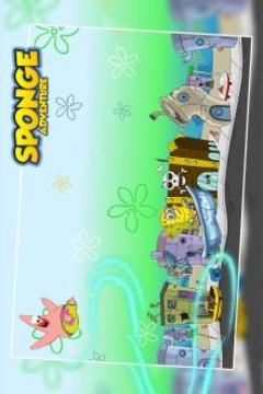Sponge Race Car Rush Adventures游戲截圖1