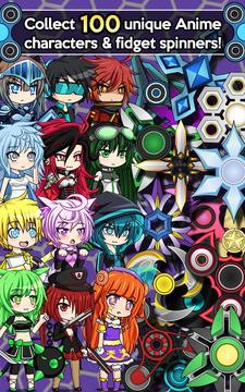 Anime Fidget Spinner Battle游戲截圖1