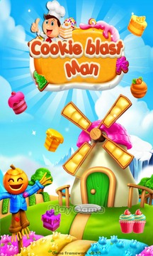 Cookie Blast Man游戲截圖1