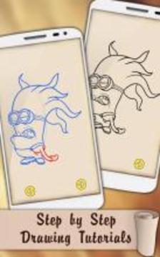 Draw Despicable Me Minions游戲截圖4