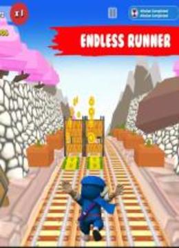 subway kid ninja : hattori games游戲截圖1