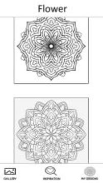 Coloring Book Me Mandala游戲截圖4