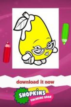 Shopkin Coloring Game游戏截图3