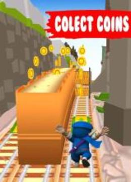 subway kid ninja : hattori games游戲截圖3