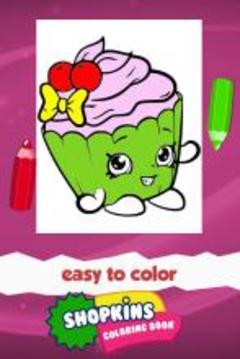 Shopkin Coloring Game游戏截图1