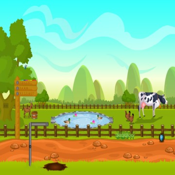 Village Tractor Escape游戲截圖1