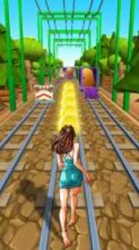 Subway Flying Girl Run游戲截圖1