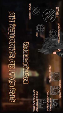 FPS Cam 3D Shooter HD游戲截圖2