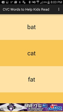 CVC Words to Help Kids Read游戲截圖1