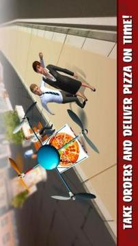 RC Drone Pizza Delivery Flight游戲截圖2