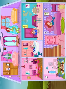 Princess Mermaid DollHouse游戲截圖3