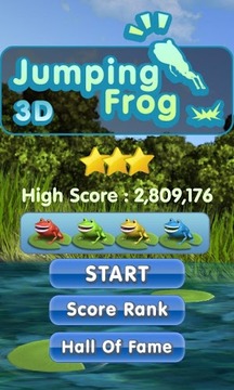 Jumping Frog 3D (Jump advance)游戲截圖1