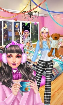 Winter PJ Party: BFF Sleepover游戲截圖5