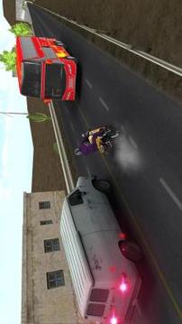 Moto Racer Traffic Highway 3D游戲截圖3