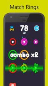 Tic Tac Toe - Color Rings游戲截圖1