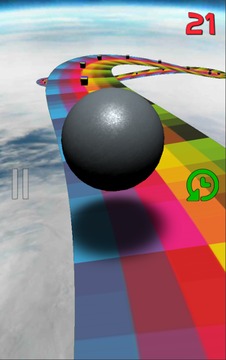Impossible Rainbow Road游戲截圖1