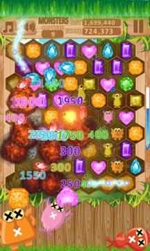 Jewels Blast Crusher Hexagon游戲截圖2