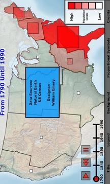 US Population Change 179...游戲截圖2