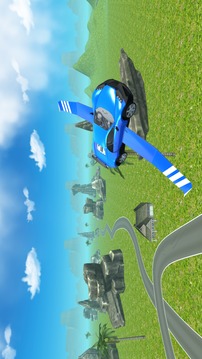 Flying SuperSport Car Sim 3D游戲截圖3