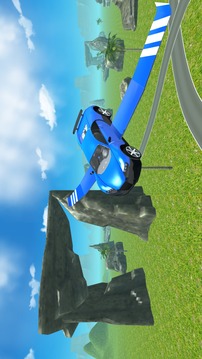 Flying SuperSport Car Sim 3D游戲截圖1