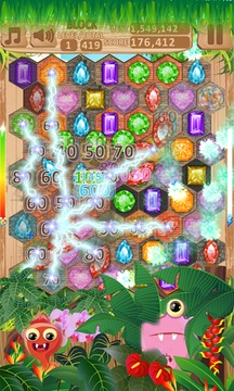 Jewels Blast Crusher Hexagon游戲截圖4