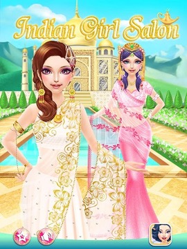Indian Girl Salon-girls games游戲截圖1