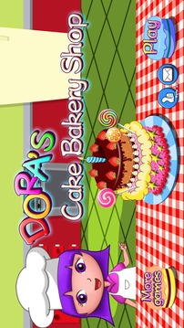Dora birthday cake bakery shop游戲截圖1