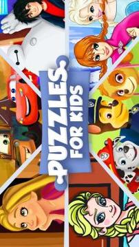 Cartoon jigsaw puzzles for kids游戲截圖1