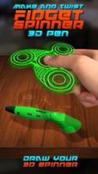 Make and Twist Fidget Spinner 3D Pen游戲截圖3
