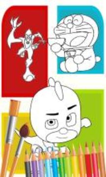 Cartoon Coloring Book 2017游戲截圖2