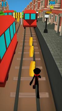 Stickman Subway Runner - City Surf游戲截圖3