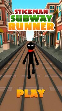 Stickman Subway Runner - City Surf游戲截圖1