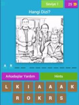 Hangi Dizi Kelime Oyunu游戲截圖4