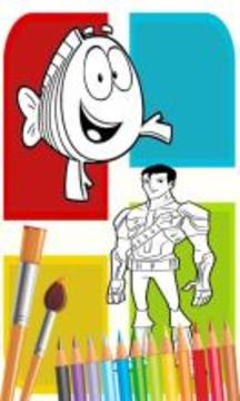 Cartoon Coloring Book 2017游戲截圖3