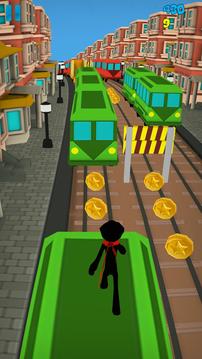 Stickman Subway Runner - City Surf游戲截圖4