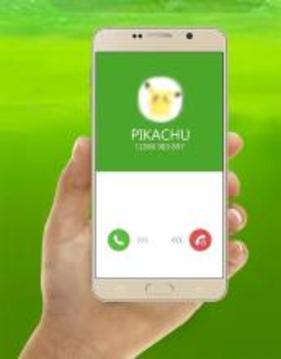 Fake Pikacu Phone Call Prank For Kids游戲截圖2