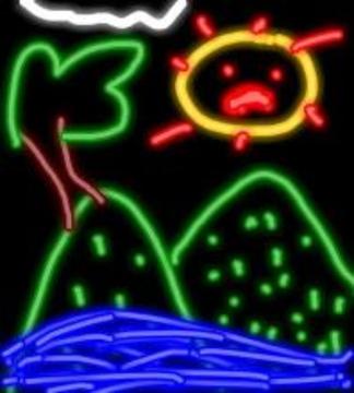 Neon Doodle Drawing Book游戲截圖5