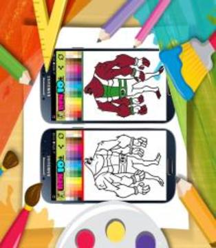 ban 10 coloring ultimate alien游戲截圖3