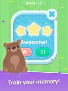 Tap Cards Memory - Animals lite游戲截圖4