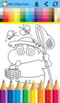 Coloring Book Shin Chann游戲截圖5
