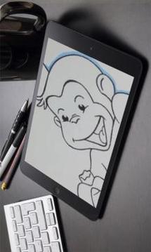 How To Draw Curious George游戲截圖1