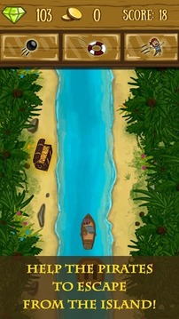 Caribbean River Pirates游戲截圖1
