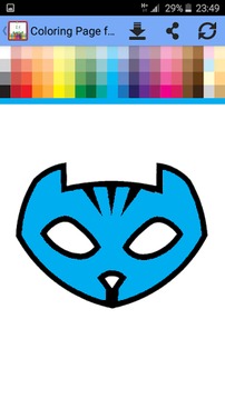 Coloring Page for Masks Heroes游戲截圖4