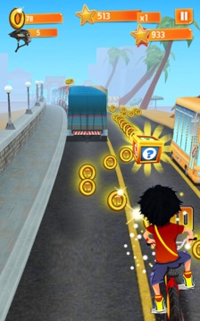 Subway Shiva Bike Cycle游戲截圖1