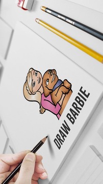 How to Draw Barbie dolls游戲截圖1