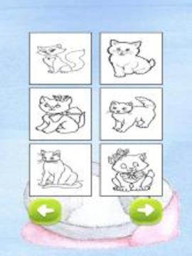 Cat Kitty Coloring Book Games for Kids游戲截圖4
