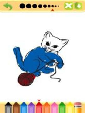 Cat Kitty Coloring Book Games for Kids游戲截圖2