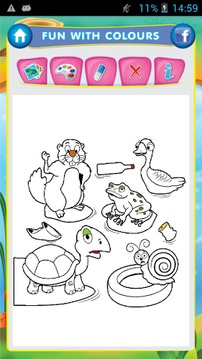 Animal Pond- Kids Draw & Paint游戲截圖5