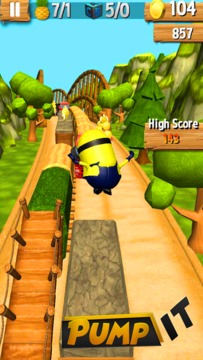 Banana Minion Legends Rush游戲截圖3